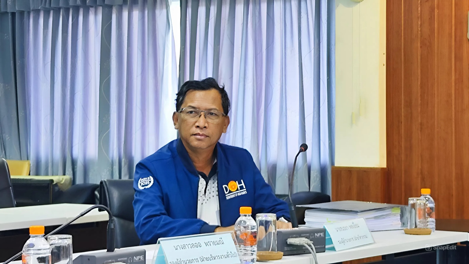 ร่วมประชุมการตรวจสอบข้อมูลสำรวจผ่านระบบ Roadnet สำหรับเจ้าหน้าที่ตรวจสอบข้อมูลครั้งที่ 5